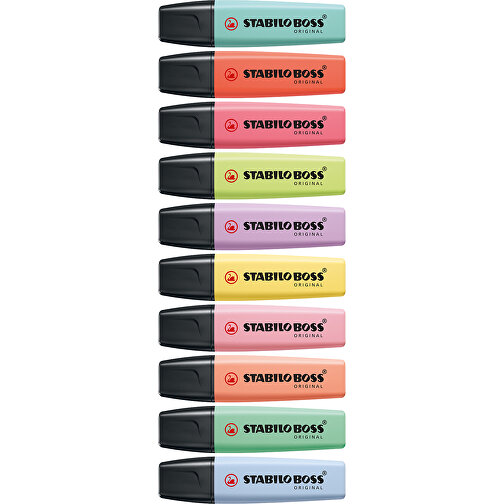 STABILO BOSS ORIGINAL Pastel Leuchtmarkierer , Stabilo, pastell-lila, Kunststoff, 10,50cm x 1,70cm x 2,70cm (Länge x Höhe x Breite), Bild 4