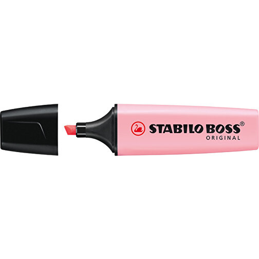 STABILO BOSS ORIGINAL Pastel Leuchtmarkierer , Stabilo, pastell-rosa, Kunststoff, 10,50cm x 1,70cm x 2,70cm (Länge x Höhe x Breite), Bild 1
