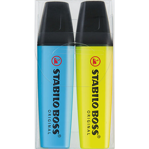 STABILO BOSS ORIGINAL Set de 2 rotuladores fluorescentes, Imagen 1