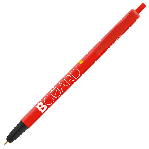 BIC® Clic Stic Stylus BGUARD™ Kugelschreiber , BiC, rot, Kunststoff, 14,00cm x 1,20cm (Länge x Breite), Bild 2