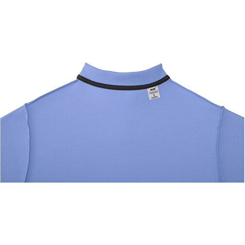 Helios Poloshirt Für Herren , hellblau, Piqué Strick 100% BCI Baumwolle, 180 g/m2, XL, , Bild 6