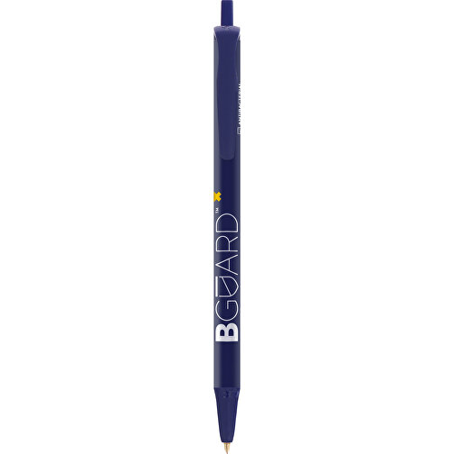BIC® Clic Stic BGUARD™ Kugelschreiber , BiC, marineblau, Kunststoff, 14,00cm x 1,20cm (Länge x Breite), Bild 1