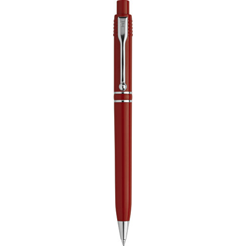 Kugelschreiber Raja Chrome Hardcolour , rot, ABS & Metall, 14,00cm (Länge), Bild 1