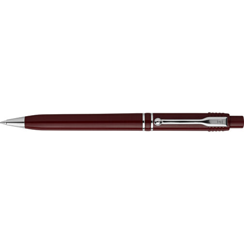 Kugelschreiber Raja Chrome Hardcolour , weinrot, ABS & Metall, 14,00cm (Länge), Bild 3