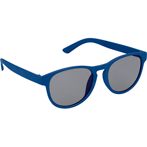Sonnenbrille Weizenstroh Erde UV400 , blau, Weizenstroh, PP & Polycarbonat, 14,50cm x 5,00cm x 14,50cm (Länge x Höhe x Breite), Bild 1