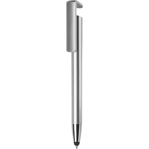 3-in-1 Touch Kugelschreiber , silber, ABS, 14,60cm (Länge), Bild 1