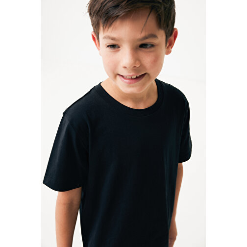 Iqoniq Koli Kids T-Shirt Aus Recycelter Baumwolle , schwarz, 30% recycelte und 70% biologische Baumwolle, 34, 42,00cm x 0,50cm (Länge x Höhe), Bild 11