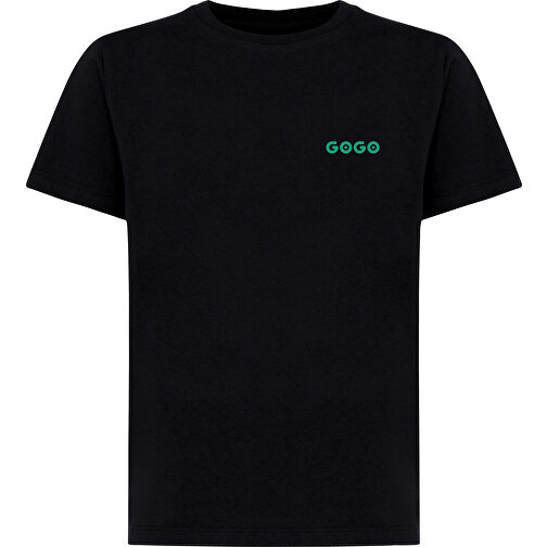 Iqoniq Koli Kids T-Shirt Aus Recycelter Baumwolle , schwarz, 30% recycelte und 70% biologische Baumwolle, 34, 42,00cm x 0,50cm (Länge x Höhe), Bild 12
