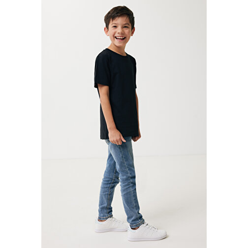 Iqoniq Koli Kids T-Shirt Aus Recycelter Baumwolle , schwarz, 30% recycelte und 70% biologische Baumwolle, 34, 42,00cm x 0,50cm (Länge x Höhe), Bild 4