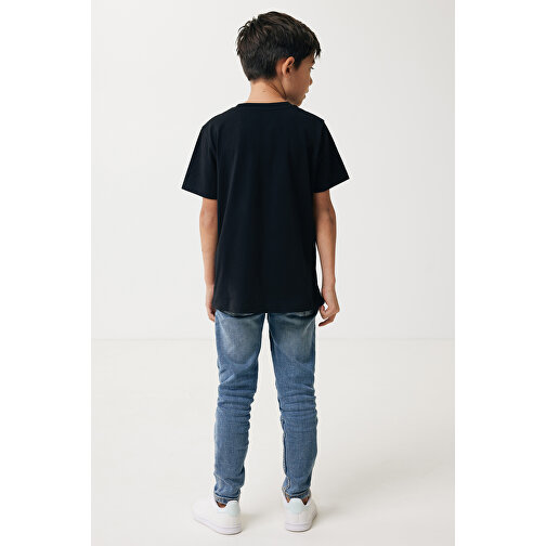 Iqoniq Koli Kids T-Shirt Aus Recycelter Baumwolle , schwarz, 30% recycelte und 70% biologische Baumwolle, 34, 42,00cm x 0,50cm (Länge x Höhe), Bild 6