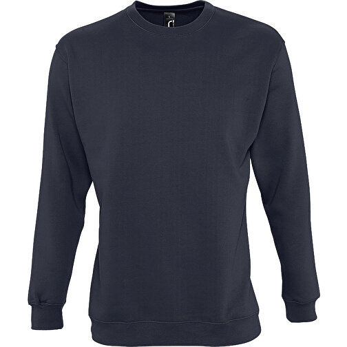 Sweatshirt - New Supreme , Sol´s, navy, Mischgewebe Polyester/Baumwolle, S, 68,00cm x 51,00cm (Länge x Breite), Bild 1