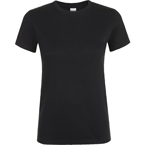 T-Shirt - Regent Women , Sol´s, tiefschwarz, Baumwolle, XL, 67,00cm x 50,00cm (Länge x Breite), Bild 1