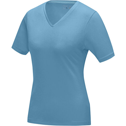 Kawartha T-Shirt Für Damen Mit V-Ausschnitt , Green Concept, nxt blau, Single jersey Strick 95% Bio Baumwolle, 5% Elastan, 200 g/m2, L, , Bild 1