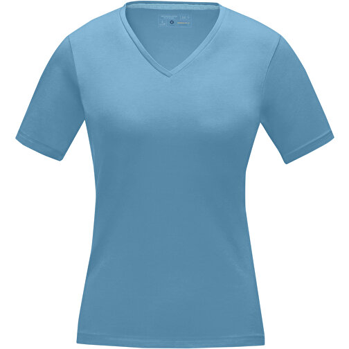 Kawartha T-Shirt Für Damen Mit V-Ausschnitt , Green Concept, nxt blau, Single jersey Strick 95% Bio Baumwolle, 5% Elastan, 200 g/m2, XS, , Bild 3