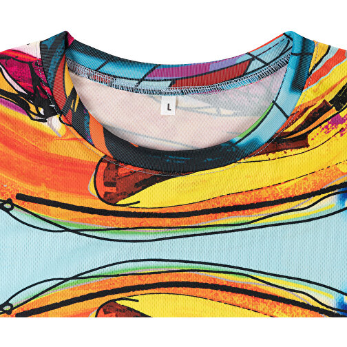 Regular T-Shirt Individuell - Vollflächiger Druck , weiss, Polyester, 3XL, 80,00cm x 132,00cm (Länge x Breite), Bild 9