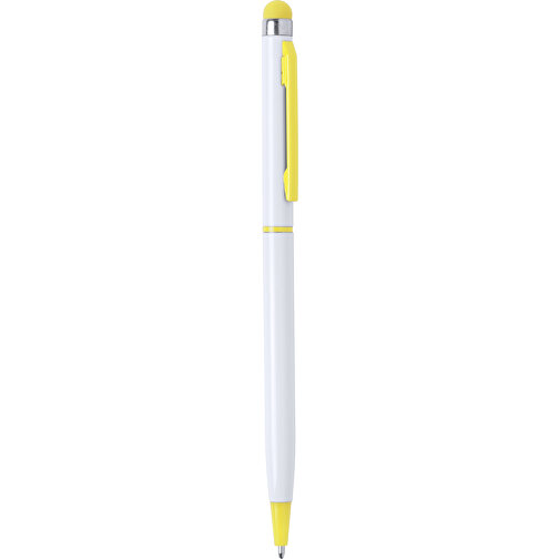 Kugelschreiber Pointer Duser , gelb, Aluminium, 13,70cm (Breite), Bild 1