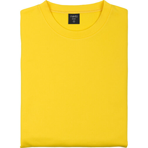 Erwachsene Technische Sweatshirt Kroby , gelb, 100% Polyester 265 g/ m2, S, , Bild 1