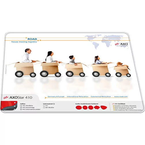 Tapis de paiement AXOPAD® AXOStar 610, rectangulaire 29,7 x 21 cm, épaisseur 1,75 mm, Image 1