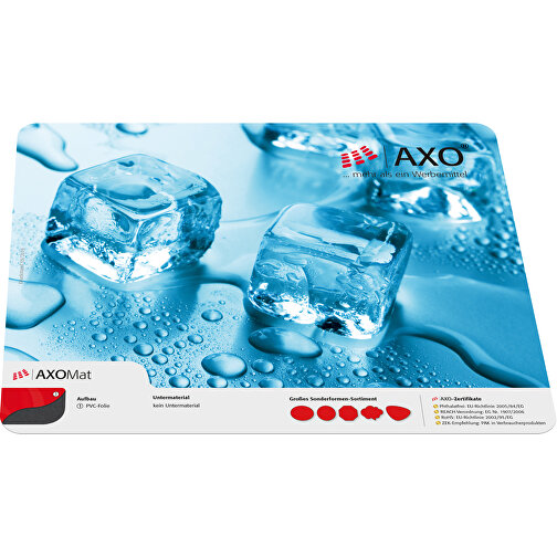AXOPAD® AXOMat 800 dækkeserviet, 42 x 29,7 cm rektangulær, 1,0 mm tyk, Billede 1