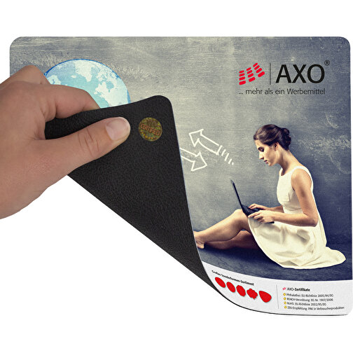 AXOPAD® AXOIdent 600 betalningsmatta, 24 x 19,5 cm rektangulär, 1 mm tjockt, Bild 2