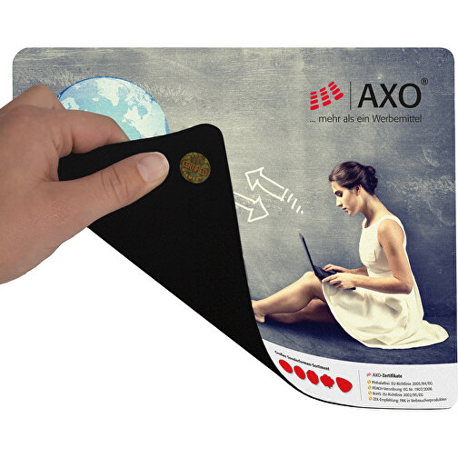 AXOPAD® AXOIdent 600 betalningsmatta, 24 x 19,5 cm rektangulär, 2,3 mm tjockt, Bild 2