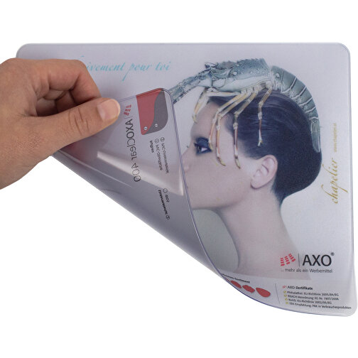 AXOPAD® AXOClear 600 betalningsmatta, 29,7 x 21 cm rektangulär, 0,9 mm tjock, Bild 2