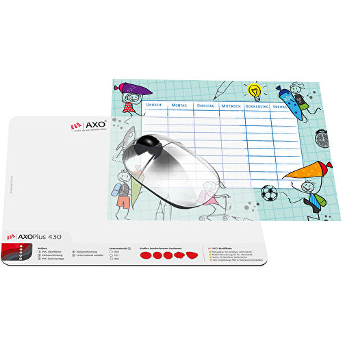 AXOPAD® Podklad na biurko AXOPlus 530, prostokatny, 60 x 42 cm, grubosc 1,2 mm, Obraz 1