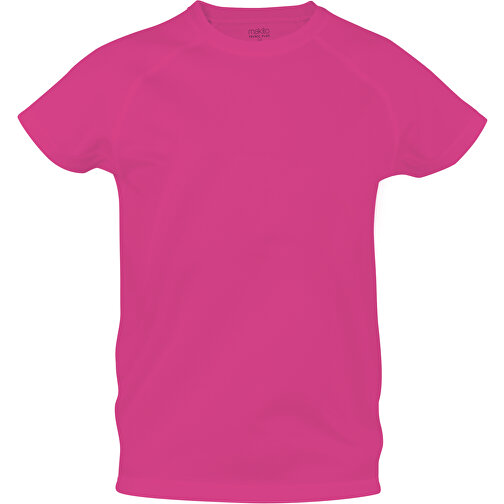 Kinder T-Shirt Tecnic Plus , fuchsie, 100% Polyester 135 g/ m2, 4-5, , Bild 1