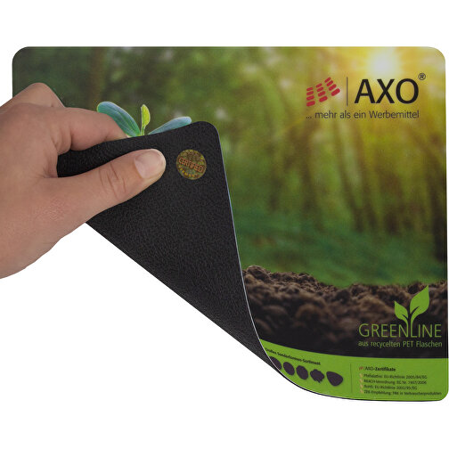 AXOPAD® Mousepad AXOTop Green 400, 24 x 19,5 cm rektangulär, 1 mm tjockt, Bild 2
