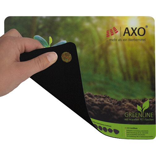 AXOPAD® Mousepad AXOTop Green 400, 24 x 19,5 cm rektangulär, 2,4 mm tjockt, Bild 2