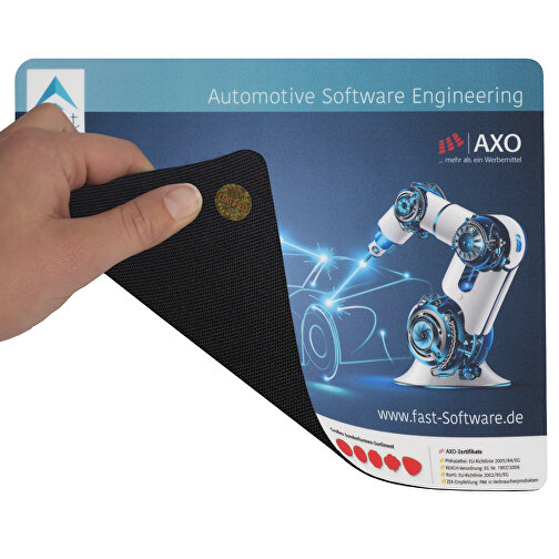 AXOPAD® Mousepad AXOFast 400, 24 x 19,5 cm ovale, 1,4 mm di spessore, Immagine 2