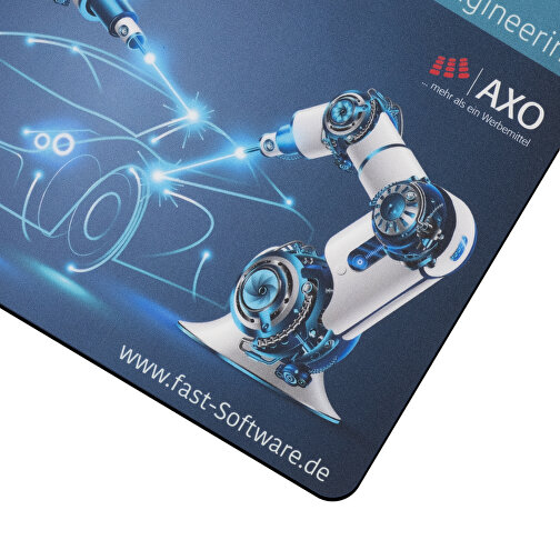 AXOPAD® Mousepad AXOFast 400, kwadrat 20 x 20 cm, grubosc 1,4 mm, Obraz 4