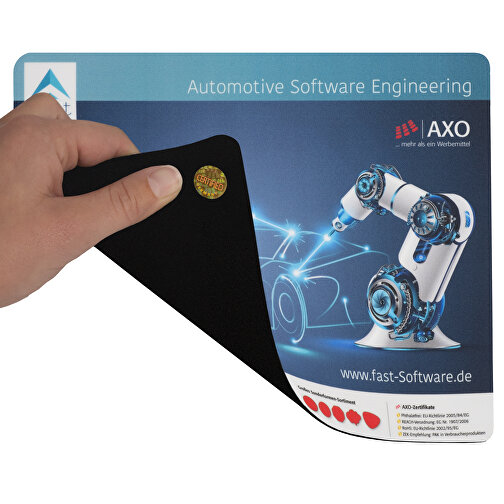 AXOPAD® Mousepad AXOFast 400, okragla 21 cm, grubosc 2,3 mm, Obraz 2