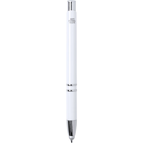 Antibakteriell Kugelschreiber Pointer Topen , weiß, 13,90cm (Breite), Bild 4