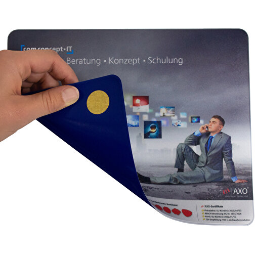 AXOPAD® Mousepad AXOStar 400 Blueline, 24 x 19,5 cm rektangulær, 1,6 mm tyk, Billede 2