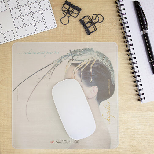 AXOPAD® Mousepad AXOStick 400, 20 x 20 cm kvadratisk, 0,5 mm tjock, Bild 2