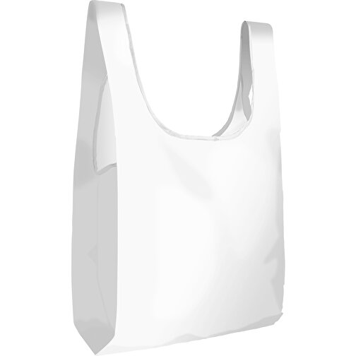 Full Color Faltbare Einkaufstasche Mit Innenfach , weiss, RPET, 63,00cm x 41,00cm (Höhe x Breite), Bild 1