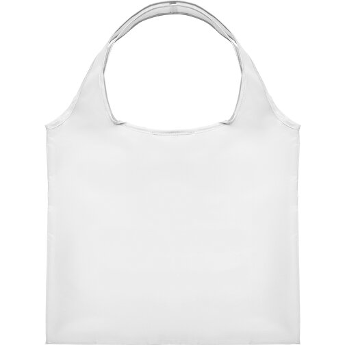 Full Color Faltbare RPET Einkaufstasche Mit Innenfach , weiß, RPET, 56,00cm x 41,00cm (Höhe x Breite), Bild 1
