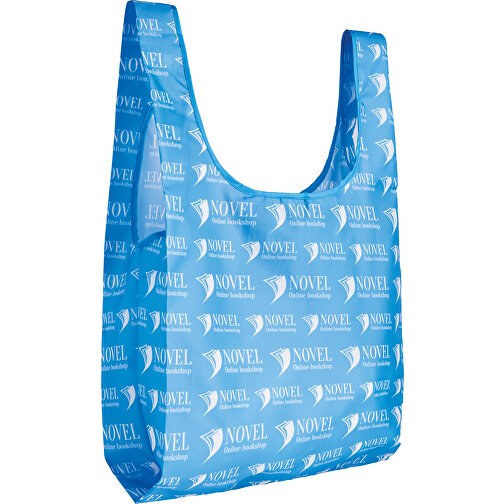 Full Color Faltbare Einkaufstasche Mit Innenfach , weiß, Polyester, 63,00cm x 41,00cm (Höhe x Breite), Bild 2