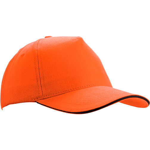 Mütze Kisse , orange, 100% Gebürstete Baumwolle, , Bild 1