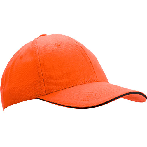 Mütze Rubec , orange, 100% Gebürstete Baumwolle, , Bild 1