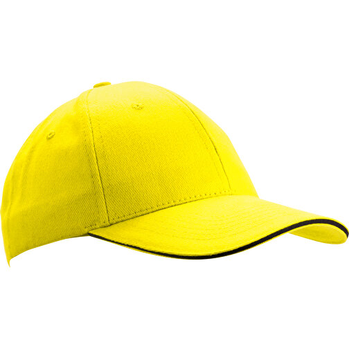 Mütze Rubec , gelb, 100% Gebürstete Baumwolle, , Bild 1
