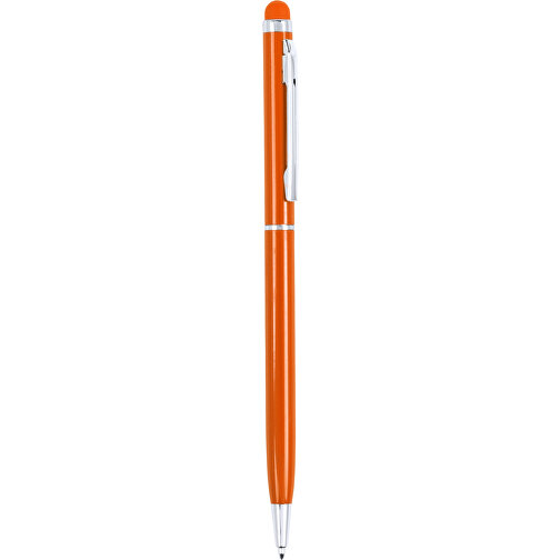 Kugelschreiber Pointer Byzar , orange, Aluminium, 13,70cm (Breite), Bild 1