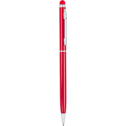 Kugelschreiber Pointer Byzar , rot, Aluminium, 13,70cm (Breite), Bild 1