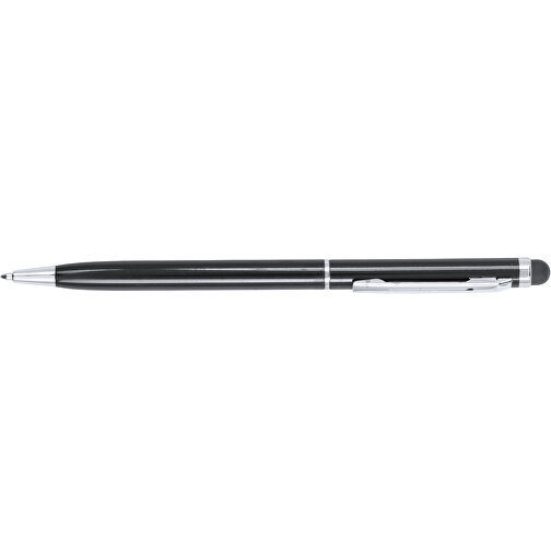 Kugelschreiber Pointer Byzar , schwarz, Aluminium, 13,70cm (Breite), Bild 3