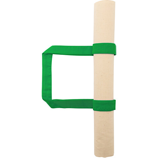 Tasche Fuzox , grün, 100% Baumwolle 105 g/ m2, 37,00cm x 41,00cm (Länge x Breite), Bild 1