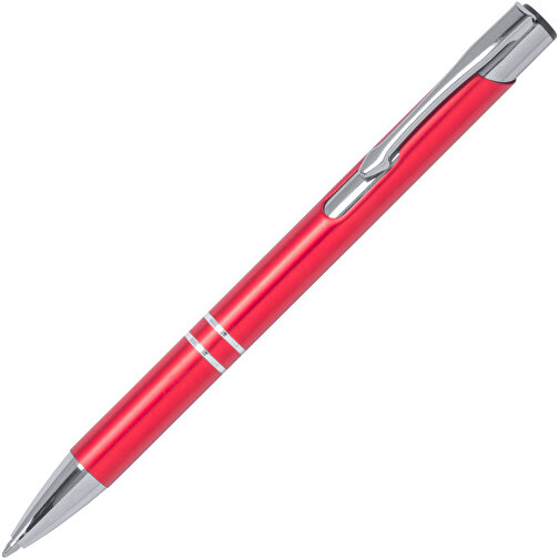 Kugelschreiber Trocum , rot, Aluminium, 13,70cm (Breite), Bild 2