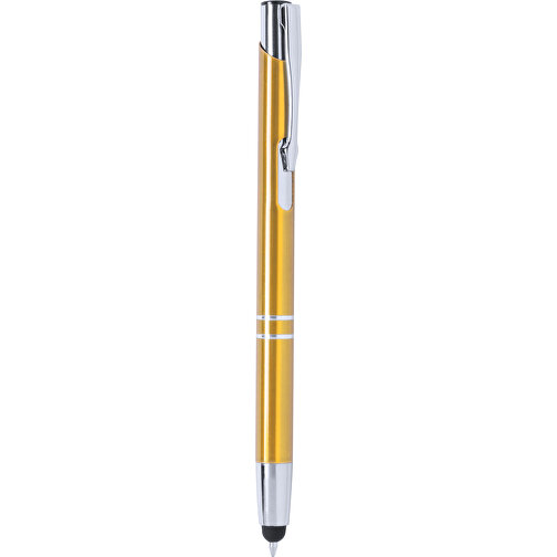 Kugelschreiber Pointer Mitch , vergoldet, Aluminium, 13,90cm (Breite), Bild 1