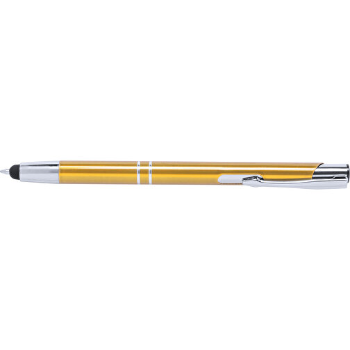 Kugelschreiber Pointer Mitch , vergoldet, Aluminium, 13,90cm (Breite), Bild 3