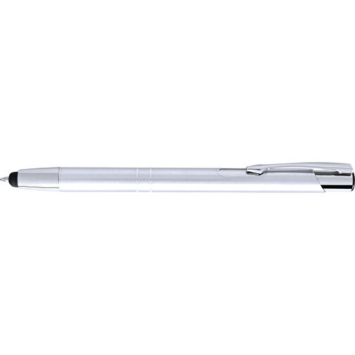 Kugelschreiber Pointer Mitch , silber, Aluminium, 13,90cm (Breite), Bild 3